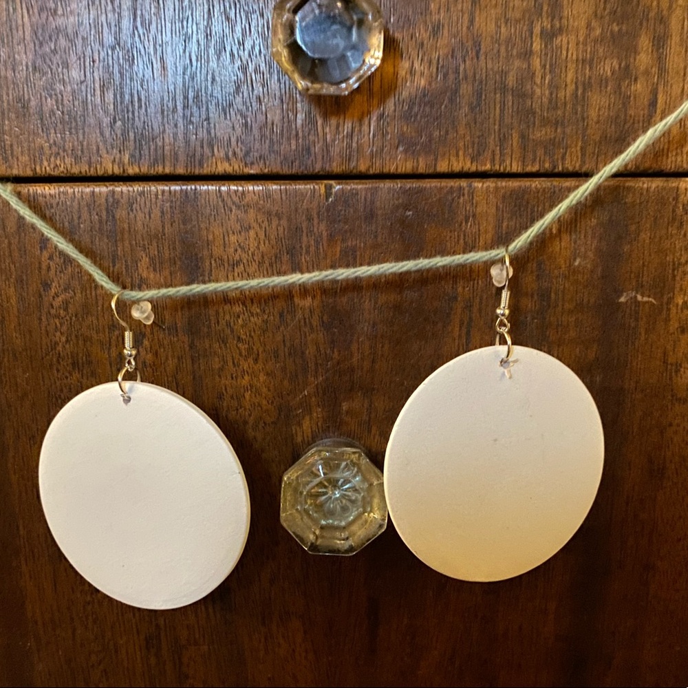 Retro statement earrings